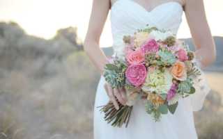 Свадебный букет с суккулентами: оригинальный акцент образа невесты