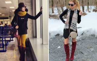 С чем носить бордовые сапоги? с какими цветами комбинировать? как сочетаются с верхней одеждой разные модели бордовых сапог? фото.