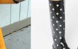 С чем носить резиновые сапоги 2021 фото модные образы луки